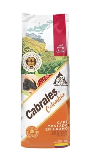 Café Cabrales grano tostado Colombia x 500gr