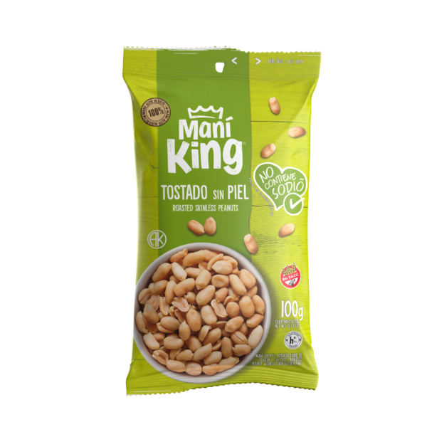 Mani sin sal x 15u x 100gr