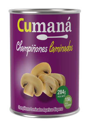 Cumana Champiñon laminados x 284gr
