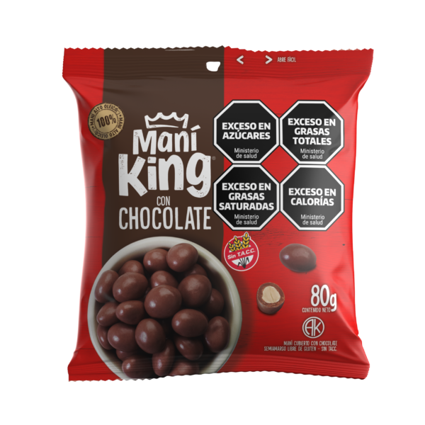 Mani con chocolate x 80gr