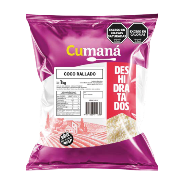 Coco rallado sin gluten x 1kg