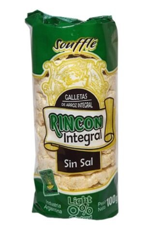 Discos de Arroz Sin Sal