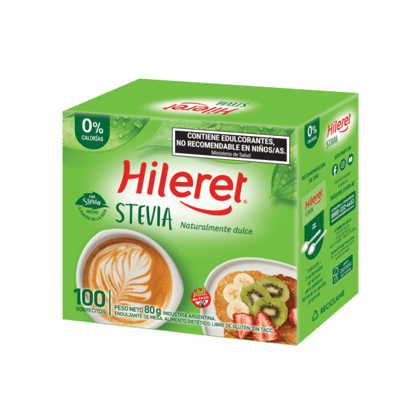 Hileret Stevia 8 x 100 sobres