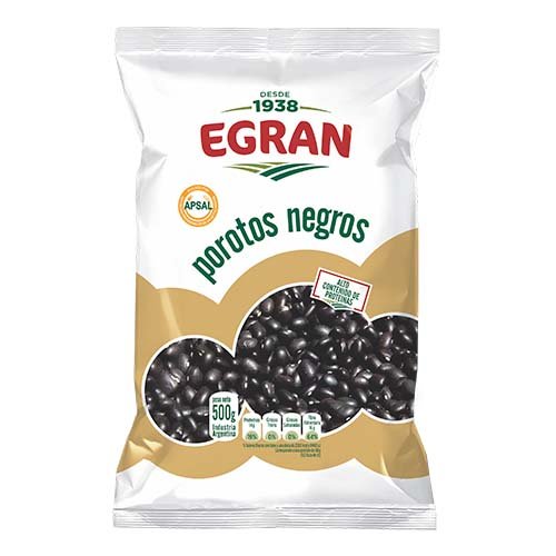 Porotos negros x 500gr