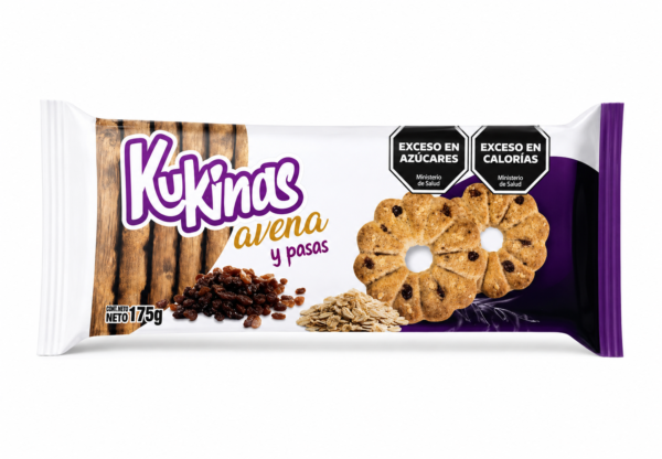 Kukinas avena con pasas 18 x 175gr