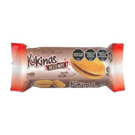 Kukinas vainilla rellena choc. 58 x 65gr