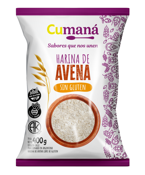 Cumaná Harina de avena sin gluten x 400gr