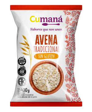Cumaná Avena tradicional sin gluten x 400gr