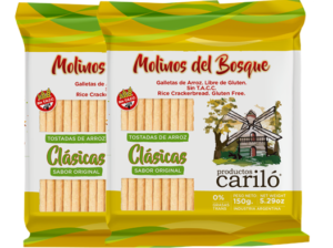 Molinos del bosque tostadas con sal clasicas 18 x 150gr