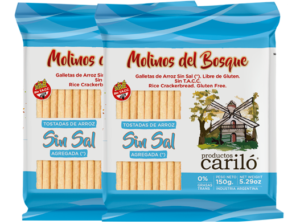 Molinos del bosque tostadas sin sal 18 x 150gr