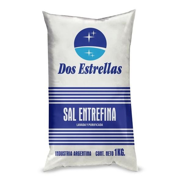 Dos Estrellas Sal Entrefina x 1kg