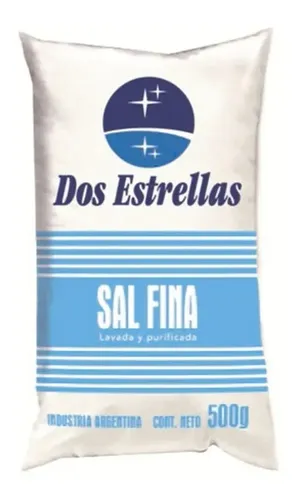 Dos Estrellas Sal Fina x 500gr