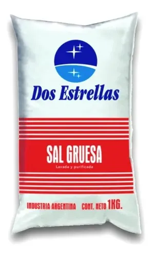 Dos Estrellas Sal Gruesa x 1kg