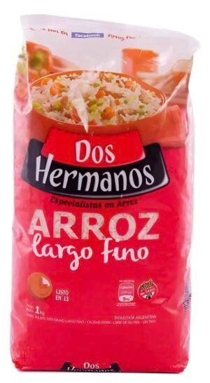 Dos Hermanos Arroz largo fino x 1kg