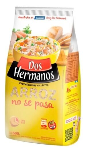 Dos Hermanos Arroz Parbolizado x 500gr