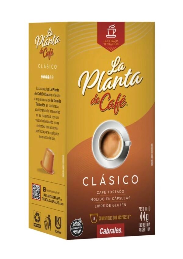 La Planta de Café capsula nespresso clasico 8 x 5,5gr