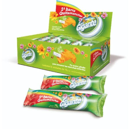 Gigante barra quitamanchas 12 x 75gr