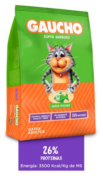 Gaucho gato pescado x 15kg
