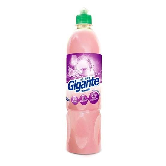 Gigante lavavajilla crema glicerina x 750cc