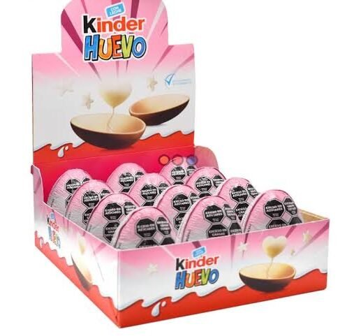 Kinder Huevo sorpresa rosa x 12u
