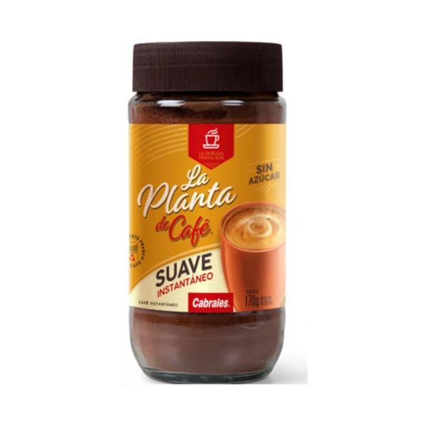 La Planta de Café instantaneo frasco suave x 170gr