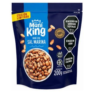 Mani con sal marina doy pack 12 x 200gr