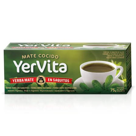 Mate cocido YerVita x 25 saquitos