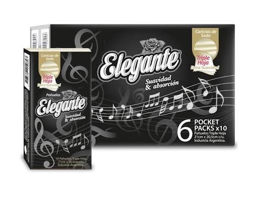 Pañuelos pocket 6x10u