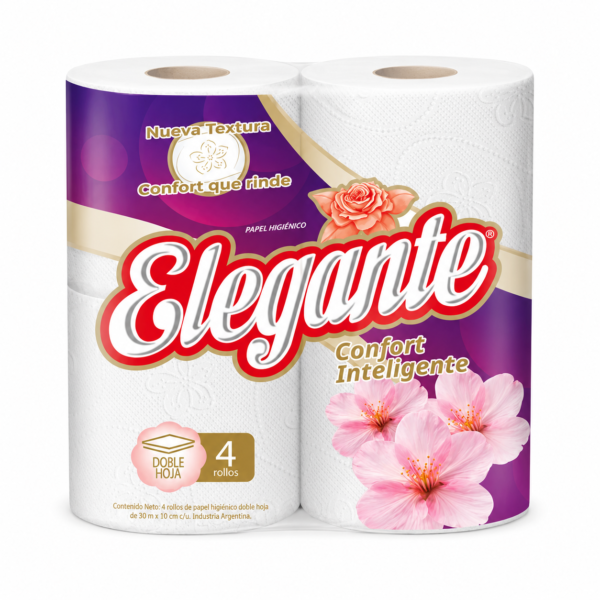 Papel hig. doble hoja 10x4x30mts