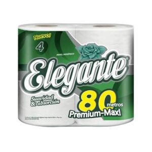 Papel hig. simple hoja 10x4x80mts