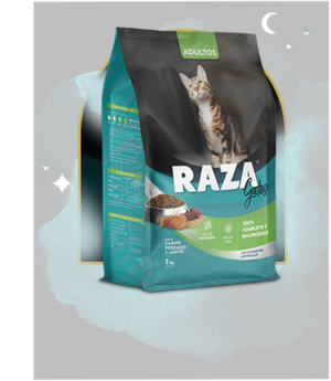 Raza gato carne, pescado y arroz x 1kg