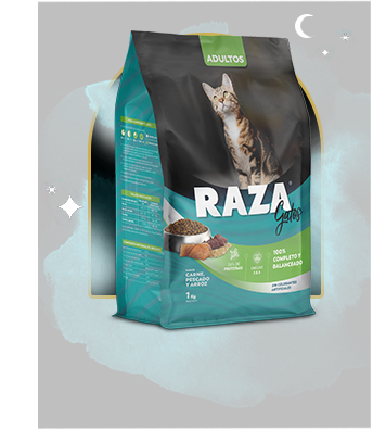 Raza gato carne, pescado y arroz x 500gr