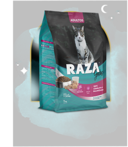 Raza gato pollo y leche x 500gr