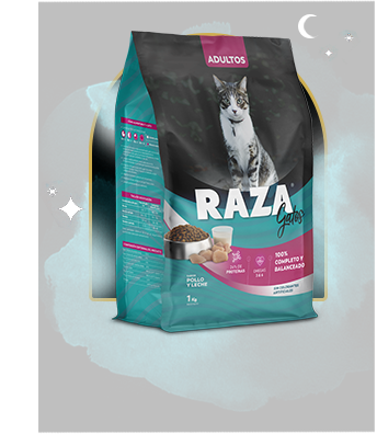 Raza gato pollo y leche x 500gr