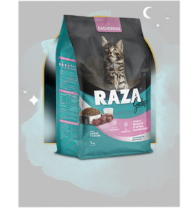 Raza gato cachorro carne y leche x 500gr