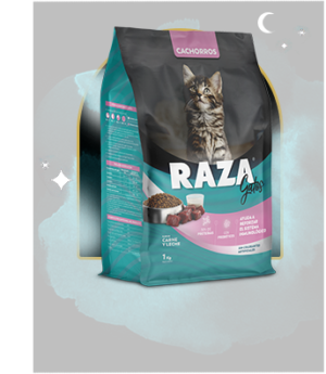 Raza gato cachorro carne y leche x 500gr