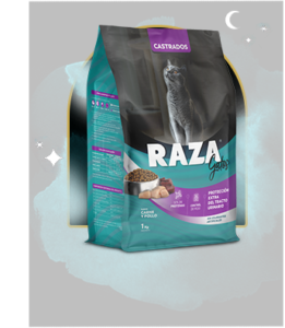 Raza gato castrados x 500gr