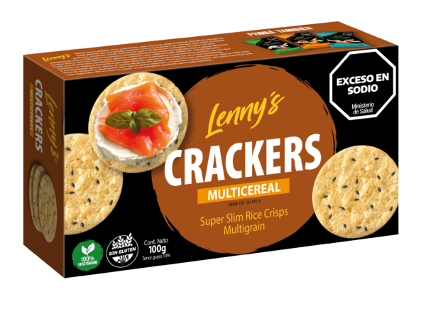 Lennys crackers multicereal x 100 gr