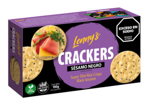 Lennys crackers sesamo negro x 100 gr
