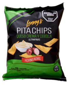 Lennys pita chips crema cebolla x 150 gr