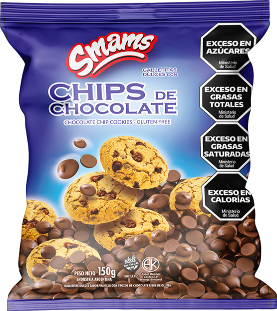 Smams galletas chips chocolate x 150 gr