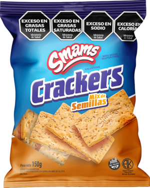 Smams crackers semillas x 150 gr