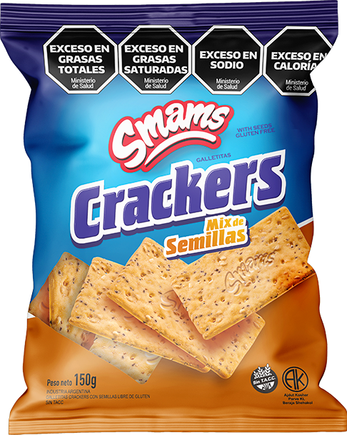 Smams crackers semillas x 150 gr