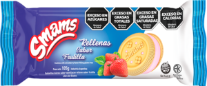 Smams rellenas frutilla x 105 gr